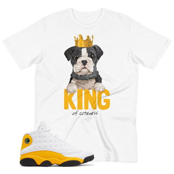 Match Jordan 13 Del Sol Puppy King Shirt