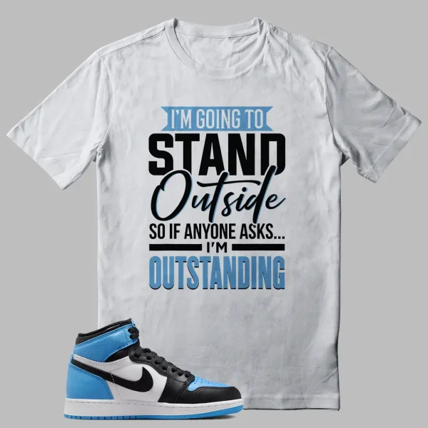 Jordan 1 UNC Toe T-shirt - Funny Outstanding Graphic