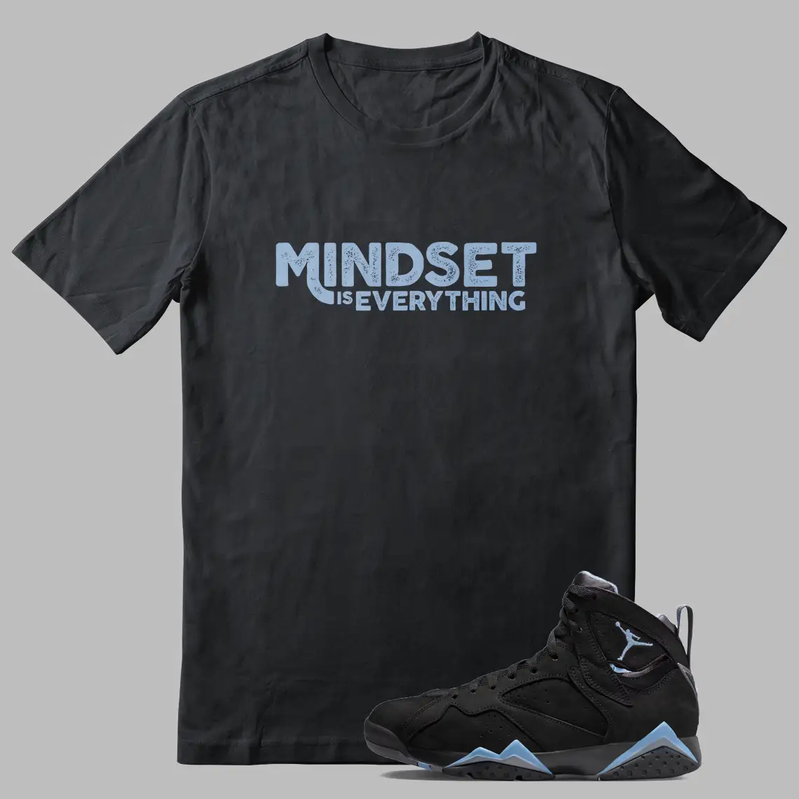 Jordan 7 Chambray Outfit Shirt - Mindset Graphic