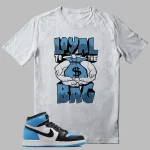 UNC Toe Jordan 1 Shirt - Loyal To The Bag Graphic
