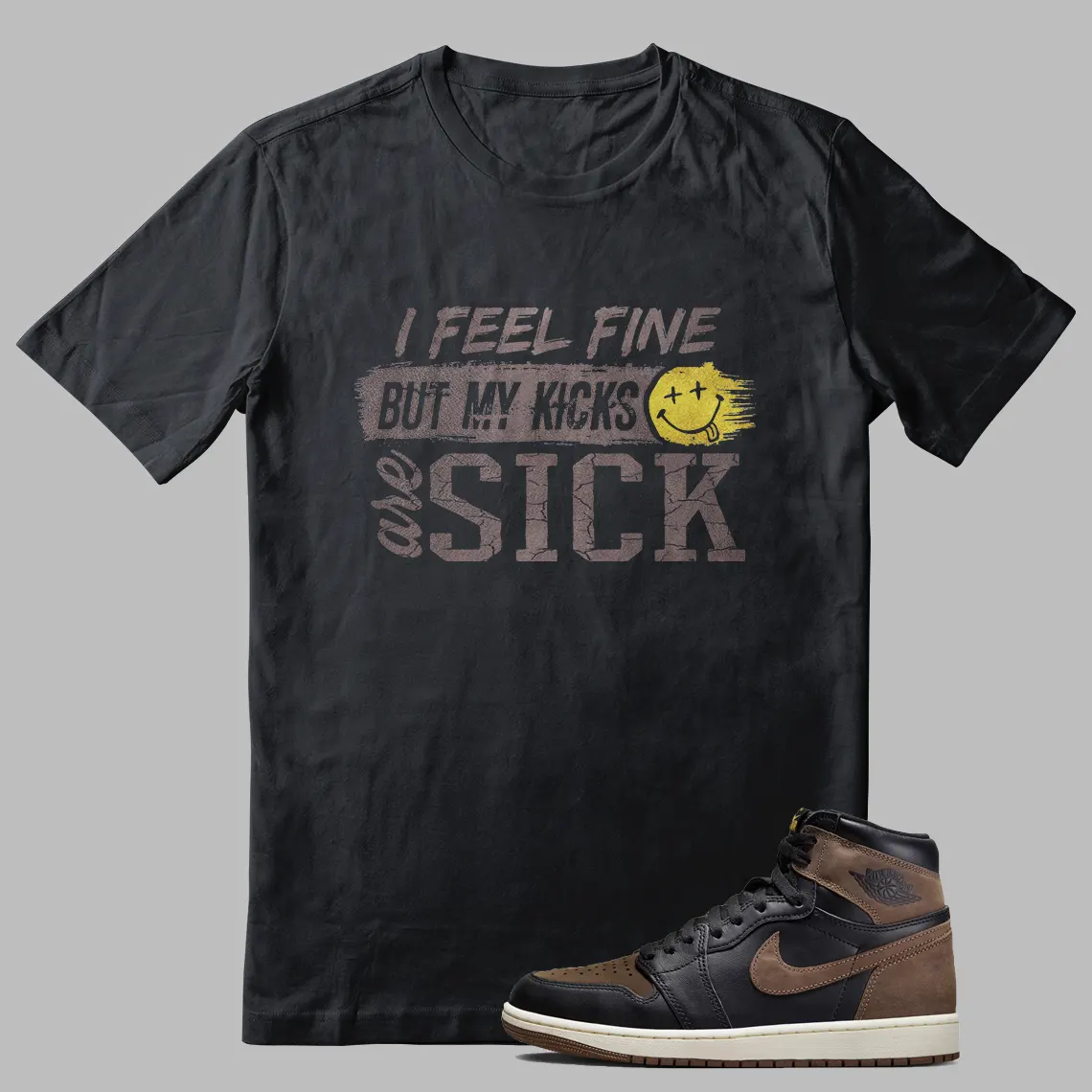 Air Jordan 1 Palomino T-shirt Sick Kicks Graphic