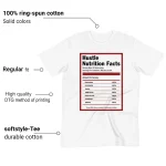 Jordan 1 Low Black Toe Shirts - Hustle Facts Graphic Features