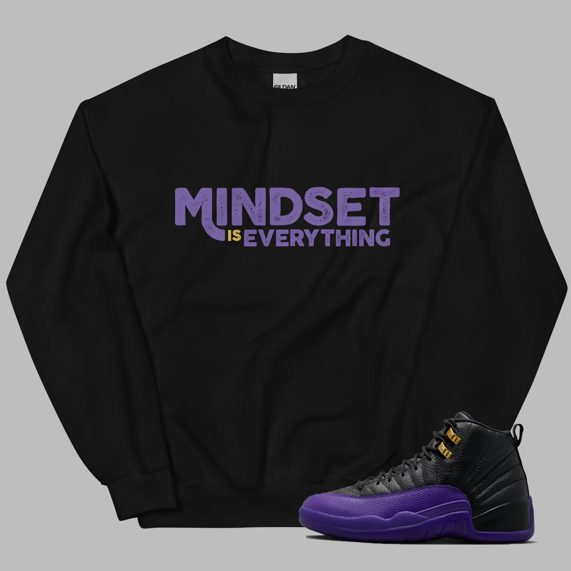 Jordan 12 Field Purple Sweatshirt Mindset Graphic Sweater