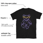 Jordan 12 Field Purple T-shirt Funny Bear Graphic Features