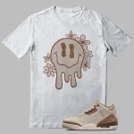 Jordan 3 Palomino Outfit Shirt Floral Dripping Face Graphic