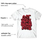 Jordan 4 Red Cement T-shirt Being Cute Graphic Features