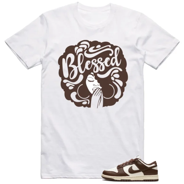 Nike Dunk Low Cacao Wow Shirt Blessed