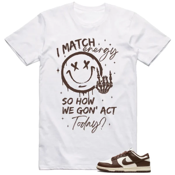 Nike Dunk Low Cacao Wow Shirt Match Energy