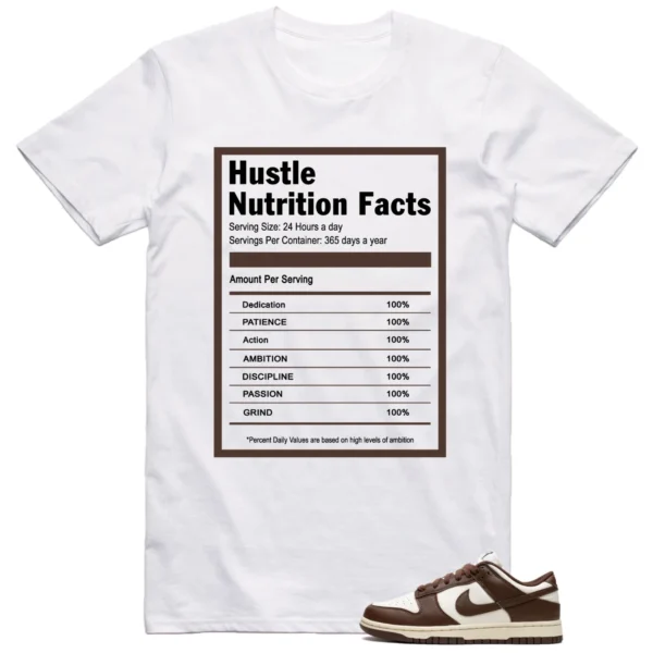 Nike Dunk Low Cacao Wow Shirt Hustle Facts