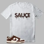 Nike Dunk Low Cacao Wow Shirt Sauce Graphic