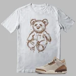 Teddy Dead Bear Shirt For Jordan 3 Palomino