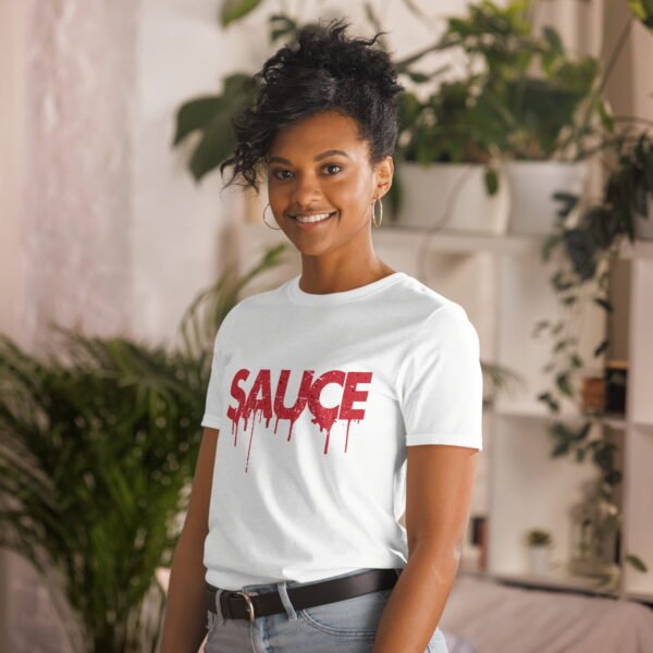 Red Cement Jordan 4 T-shirt Dripping Sauce Graphic Women's Shirt