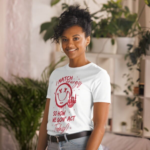 Jordan 4 Red Cement Match Energy T-shirt Graphic Women's Tee