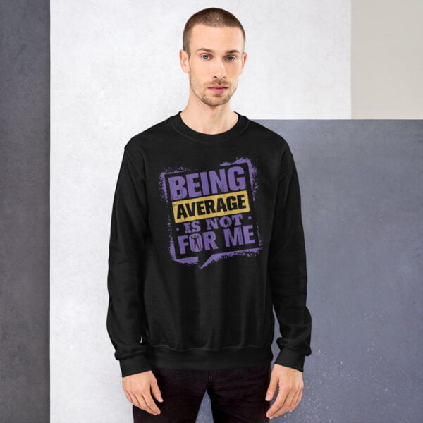 Jordan 12 Field Purple Sweatshirt Average Not Me Graphic For Men