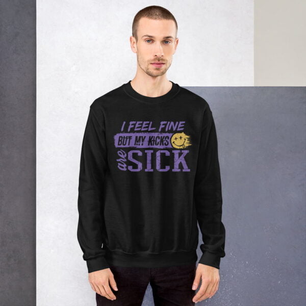 Jordan 12 Field Purple Sweater Sick Kicks Graphic Sweatshirt For Men