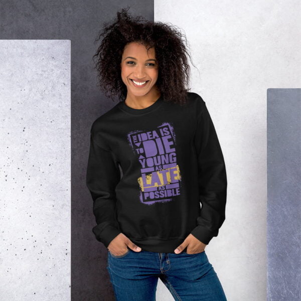 Field Purple Jordan 12 Sweatshirt Motivational Graphic Sweater For Women