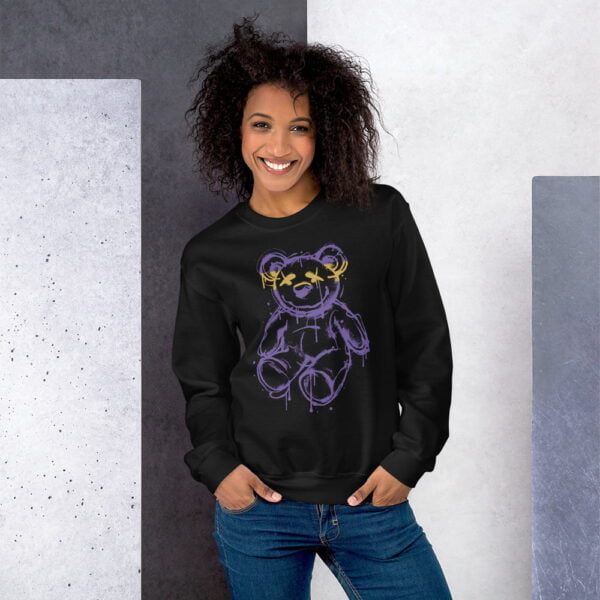 Jordan 12 Field Purple Bear Sweatshirt For Women
