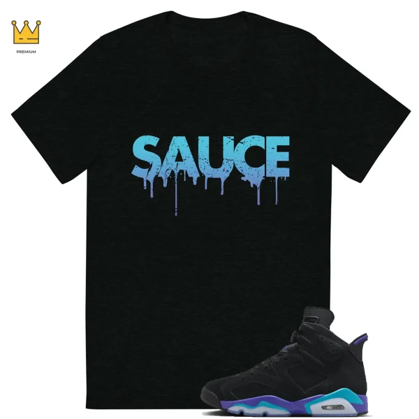 Aqua 6s Sneaker Match Shirt