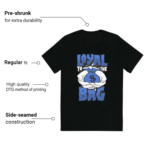 New T-shirt for Jordan 1 Royal Reimagined Matching Loyal Bag Tees Features