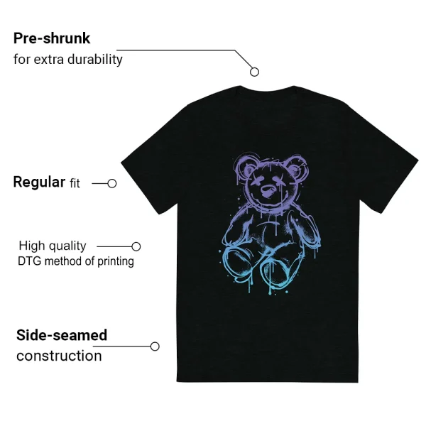 Shirt To Match Jordan 6 Aqua Teddy Dead Bear Graphic Features