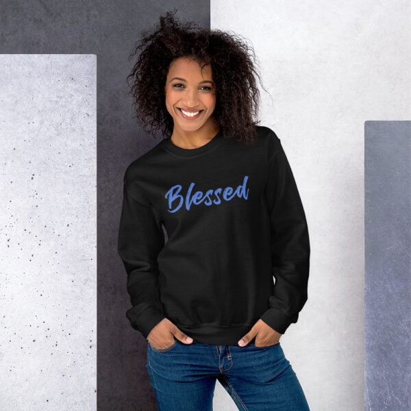 Sweater for Jordan 1 Royal Reimagined Matching Blessed Sweatshirt - Women