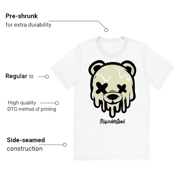 Dripping Bear T-shirt Match Jordan 11 Gratitude Outfit Features