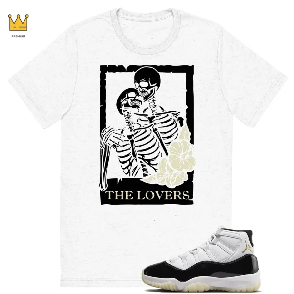 Lovers T-shirt Match Jordan 11 Gratitude Outfit