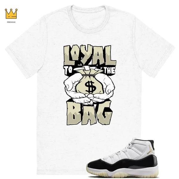 Loyal Bag T-shirt Match Jordan 11 Gratitude Outfit