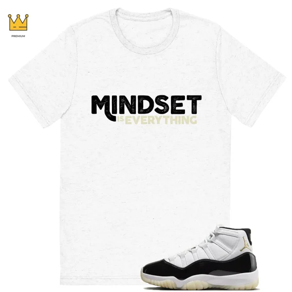 Mindset T-shirt Match Jordan 11 Gratitude Outfit