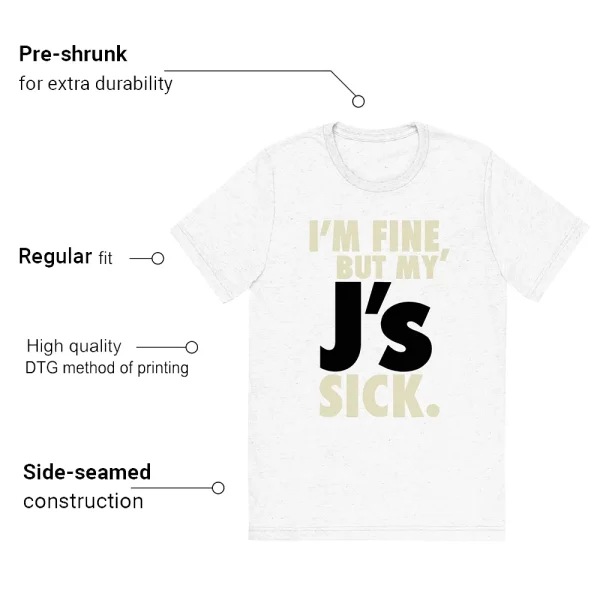 Sick J's T-shirt Match Jordan 11 Gratitude Outfit Features