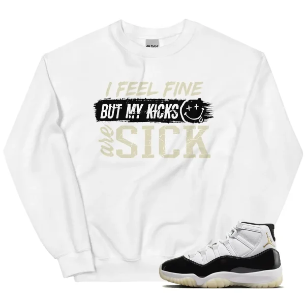 Sick Kicks Sweater Match Jordan 11 Gratitude Outfit