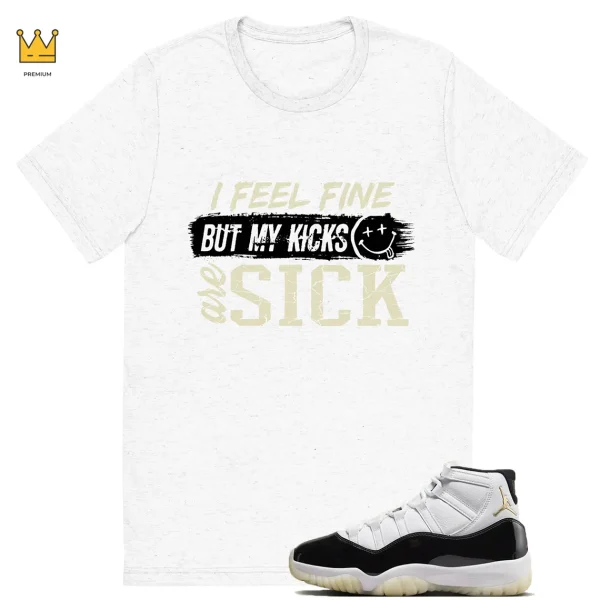 Sick Kicks T-shirt Match Jordan 11 Gratitude Outfit