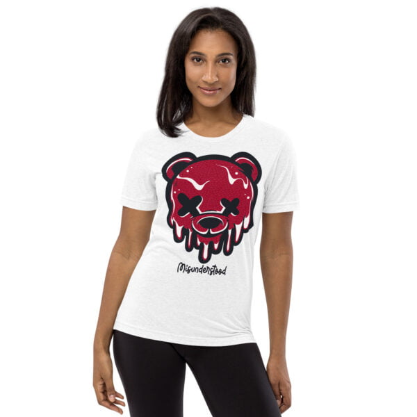 Dripping Bear T-shirt Match Jordan 12 Retro Cherry - Women