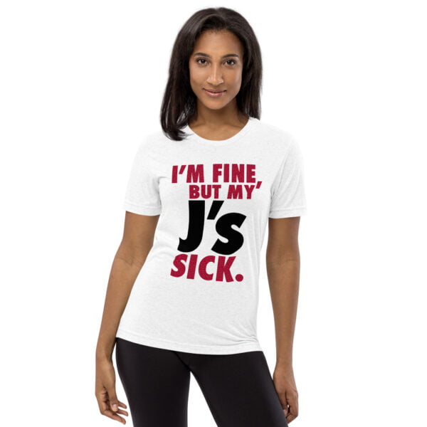 Sick J's T-shirt Match Jordan 12 Retro Cherry - Women