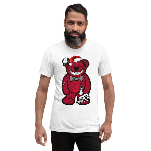 Christmas Teddy Bear T-shirt Match Jordan 12 Retro Cherry - Men