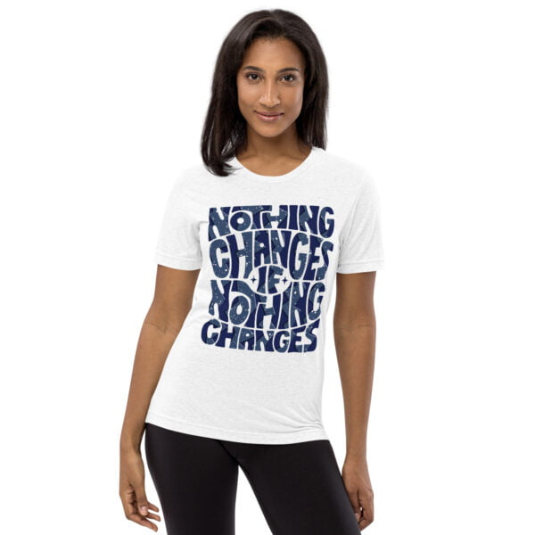 Nothing Changes T-shirt Match Jordan 5 Midnight Navy - Women