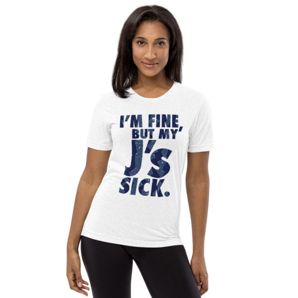 Sick J's T-shirt Match Jordan 5 Midnight Navy - Women