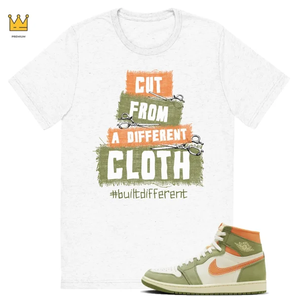 Different CLOTH T-Shirt to match Jordan 1 Celadon Outfit