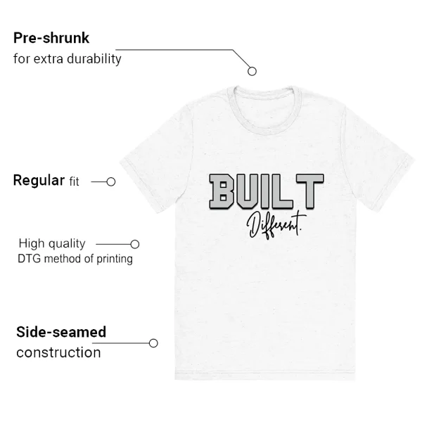 Built Different T-shirt To Match Nike Mac Attack Travis Scott - Features