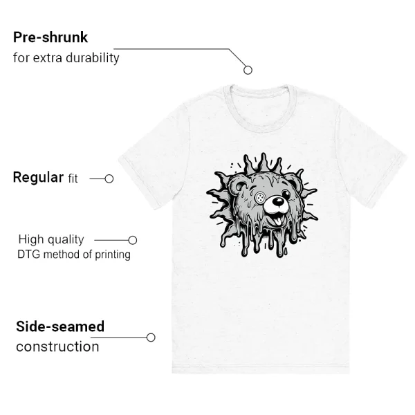 Mac Attack Travis LitGoat T-Shirt - Dripping Bear Graphic - Features