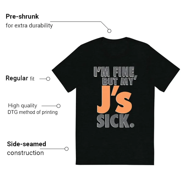 Sick J's T-shirt Match Jordan 3 Fear Outfit Features