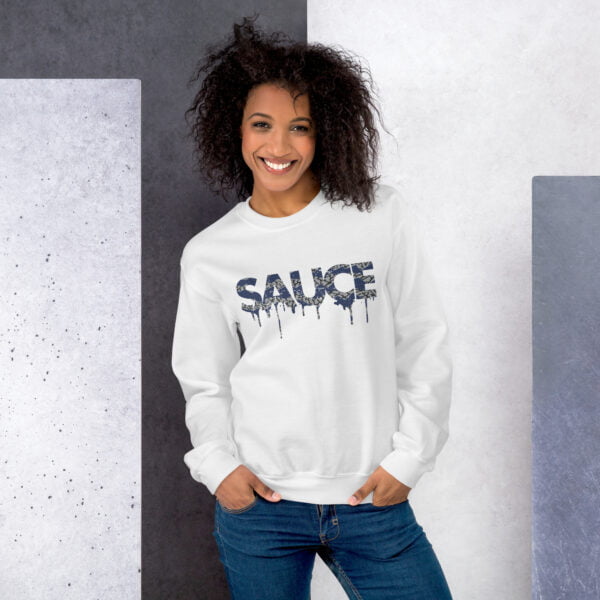 New Midnight Navy 3s Outfit Sweater SAUCE Graphic - Women
