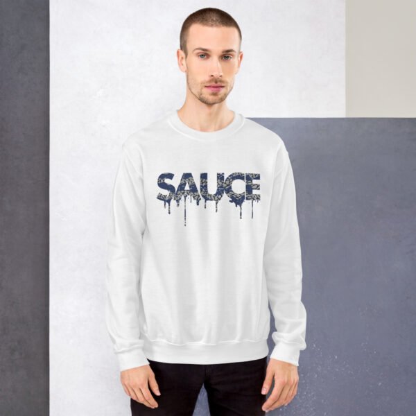 New Midnight Navy 3s Outfit Sweater SAUCE Graphic - Men