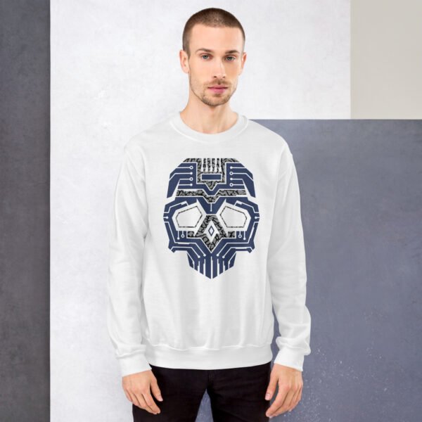 Midnight Navy 3s Outfit Sweater Skull Graphic - Men