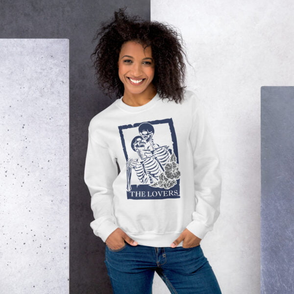 New 2024 Midnight Navy 3s Outfit Sweater Lovers Graphic - Women