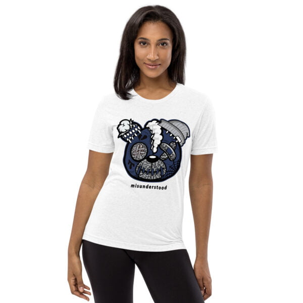 Teddy Bear T-shirt Match Jordan 3 Midnight Navy Outfit - Women