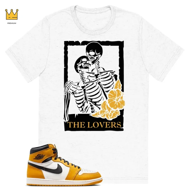 Lovers T-shirt to match Jordan 1 Yellow Ochre