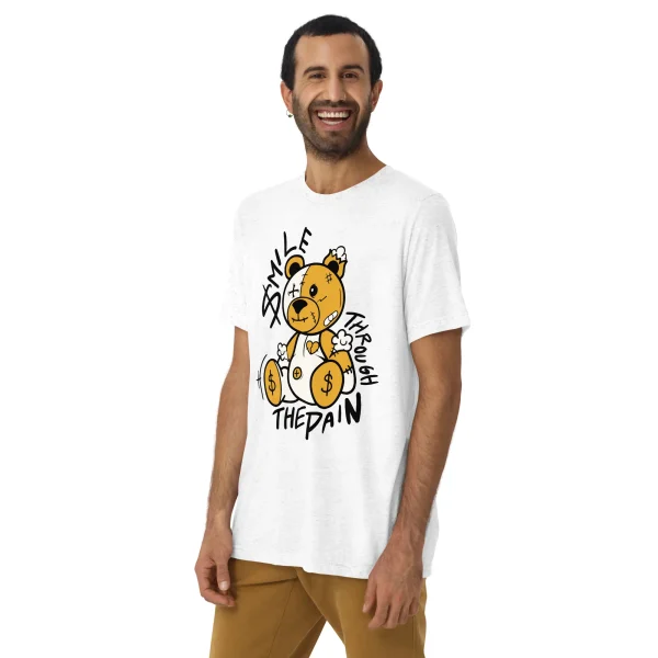 Smile Bear T-shirt to match Jordan 1 Yellow Ochre - Men