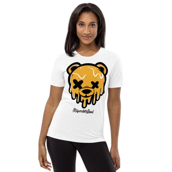 Drippy Bear T-shirt to match Jordan 1 Yellow Ochre - Women