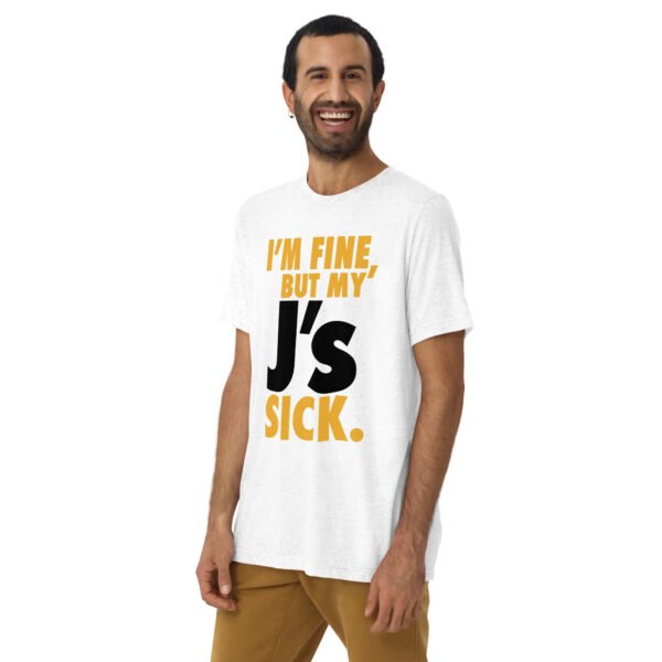 Sick J's T-shirt to match Jordan 1 Yellow Ochre - Men